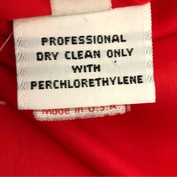 70’s Vintage Bill Blass Red Neiman Marcus Crisscross Lace Up Elbow Sleeve Dress - Picture 15 of 16